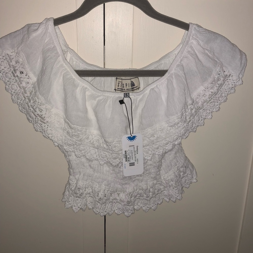 Beautiful white crop top